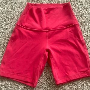 Lululemon Hot Pink Bike Short- Size 2